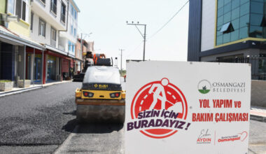 Osmangazi’de Bir yol Daha Yenilendi