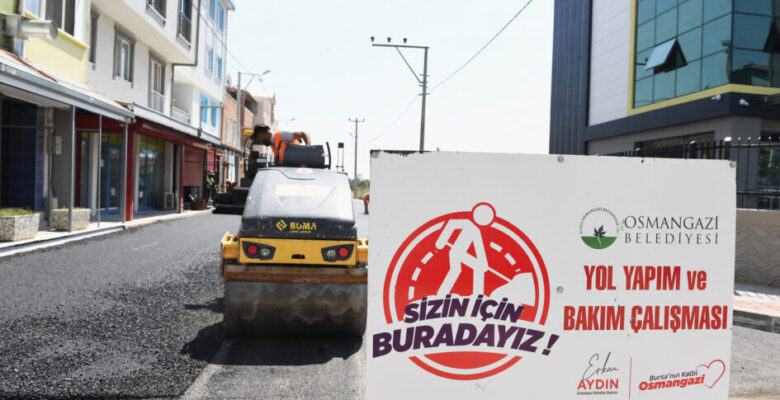 Osmangazi’de Bir yol Daha Yenilendi