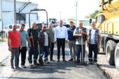 Başkan Karabatı sanayi esnafına verdiği sözü tuttu, asfaltlama çalışmaları başladı