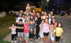 Gemlik’te Çocuklara Açık Hava Sinema Keyfi
