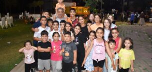 Gemlik’te Çocuklara Açık Hava Sinema Keyfi