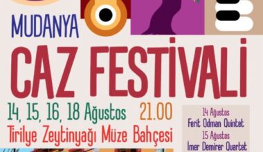 MUDANYA CAZ FESTİVALİ BAŞLIYOR