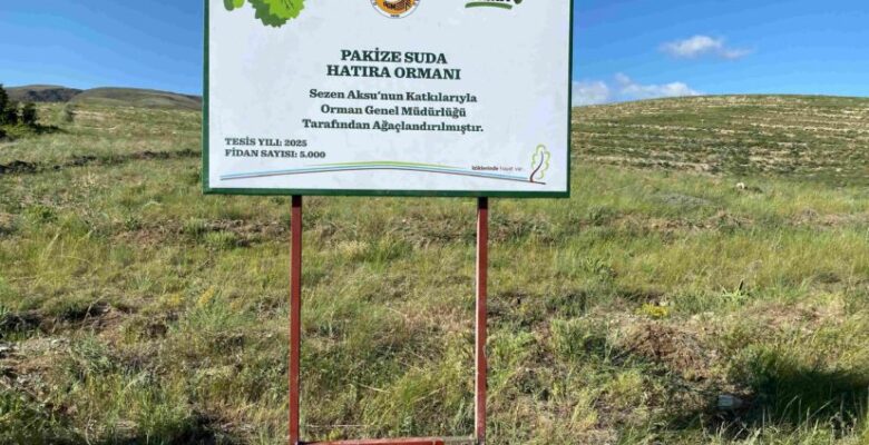 Sezen Aksu, Pakize Suda’nın adını Hatıra Ormanı ile yaşatacak