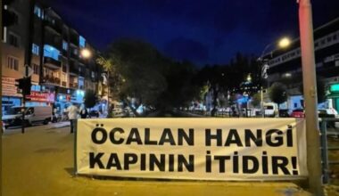 Bursa’daki ‘Öcalan hangi kapının itidir’ pankartlarının sırrı çözüldü!