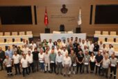 Yangınlarla mücadelede görev alan ekibe anlamlı teşekkür