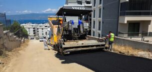 Gemlik Hisar Mahallesi’nde Asfalt Çalışması