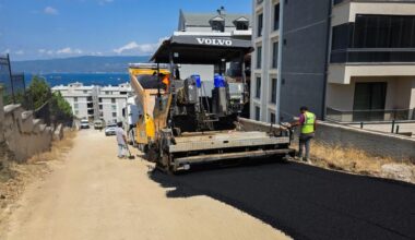 Gemlik Hisar Mahallesi’nde Asfalt Çalışması