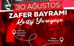 GEMLİK’TE 30 AĞUSTOS ZAFER BAYRAMI KORTEJ YÜRÜYÜŞÜ