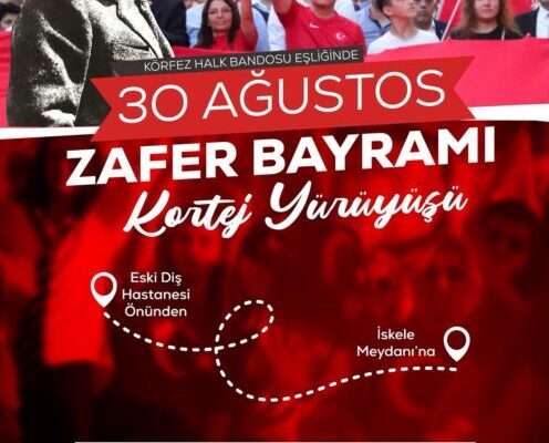 GEMLİK’TE 30 AĞUSTOS ZAFER BAYRAMI KORTEJ YÜRÜYÜŞÜ