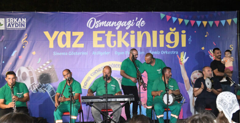 Osmangazi’de sinema ve şenliklerle renkli yaz akşamları