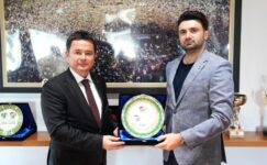 Başkan Erkan Aydın’dan Bursaspor’a ziyaret