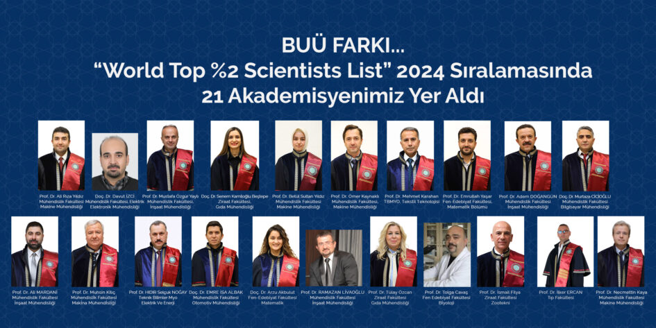 BUÜ’nün “En İyiler” listesi her geçen yıl artıyor