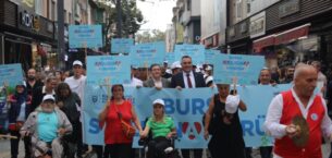 BURSALILAR SAĞLIK İÇİN YÜRÜDÜ