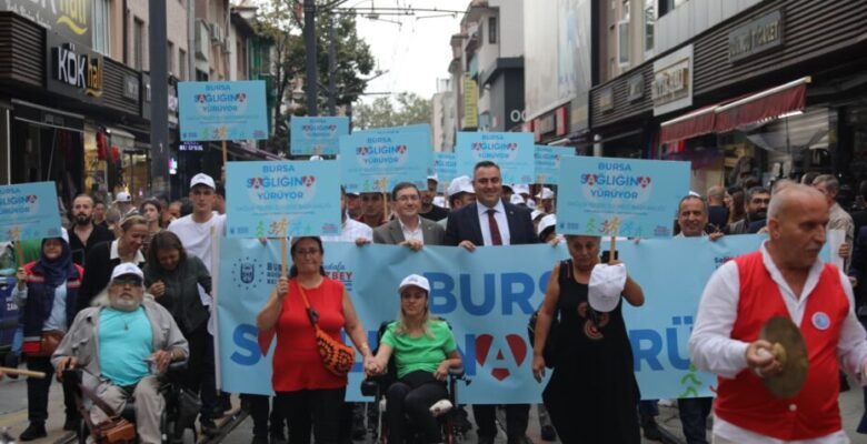 BURSALILAR SAĞLIK İÇİN YÜRÜDÜ