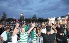 MİLLİ HEYECAN VE BURSASPOR MAÇI DEV EKRANA YANSIDI
