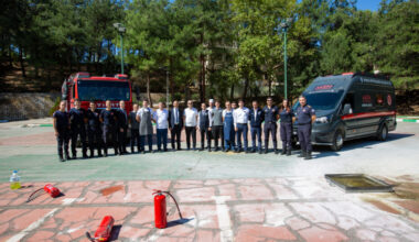 BURFAŞ TESİSLERİNDE YANGIN TATBİKATI