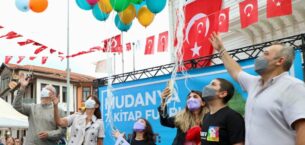 LÖSEMİYİ YENDİ, YÜZLERCE BALONLA KARŞILANDI