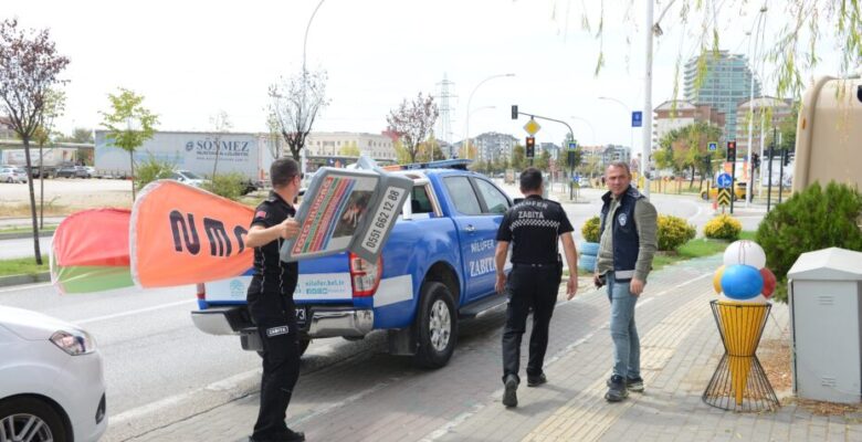 Altınşehir ve 23 Nisan’da kaldırım işgallerine karşı kapsamlı denetim
