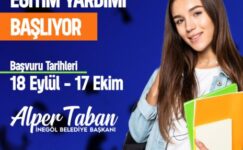 İNEGÖL BELEDİYESİ’NİN ÜNİVERSİTE ÖĞRENCİLERİNE EĞİTİM YARDIMI BAŞVURULARI BAŞLADI