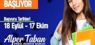 İNEGÖL BELEDİYESİ’NİN ÜNİVERSİTE ÖĞRENCİLERİNE EĞİTİM YARDIMI BAŞVURULARI BAŞLADI