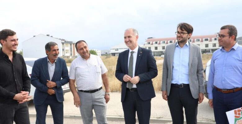 AKHİSAR MAHALLESİNDE İNEGÖL’ÜN YENİ OKSİJEN DEPOSU İÇİN ÇALIŞMALAR BAŞLADI