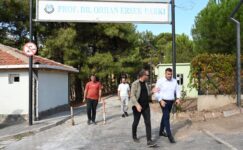 Karacabey Belediyesi ‘Çamlık’ Parkı’nı aydınlatıyor