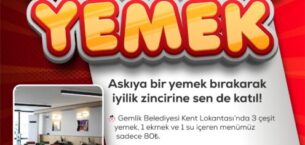 Gemlik Kent Lokantası’nda Askıda Yemek!