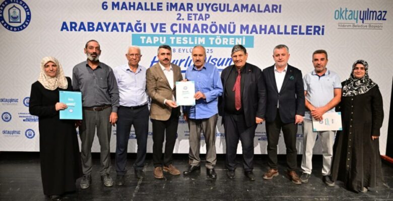 YILDIRIM’DA TAPU SEFERBERLİĞİ DEVAM EDİYOR