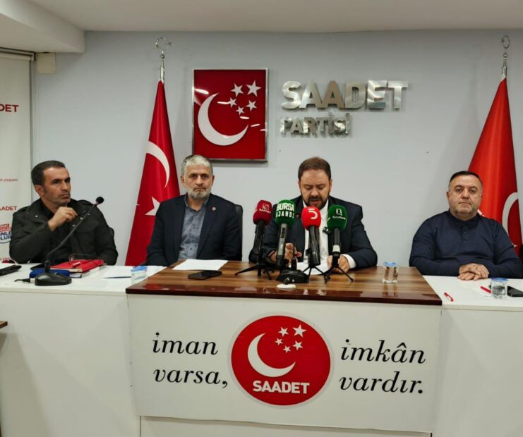 SAADET PARTİSİ’NDEN SU KRİZİ VE BETONLAŞMA TEPKİSİ