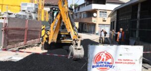 Kaliteli ulaşım için Osmangazi’nin yollarında çalışma var