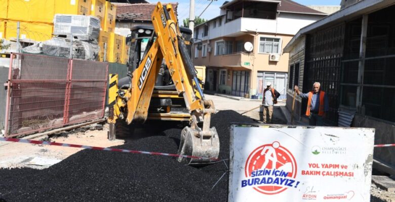Kaliteli ulaşım için Osmangazi’nin yollarında çalışma var