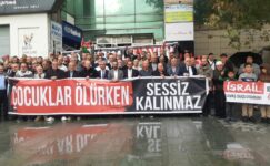Gemlik’te Gazze’ye Destek Çadır Nöbeti Devam Ediyor
