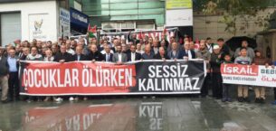 Gemlik’te Gazze’ye Destek Çadır Nöbeti Devam Ediyor