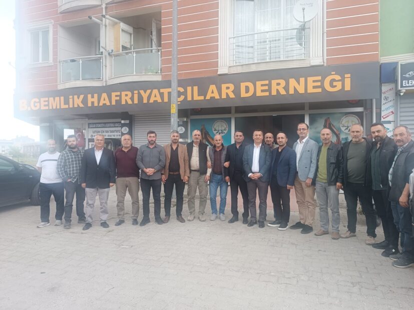 Gemlik Ticaret ve Sanayi Odası’ndan Gemlik Hafriyatçılar Derneği’ne Hayırlı Olsun Ziyareti