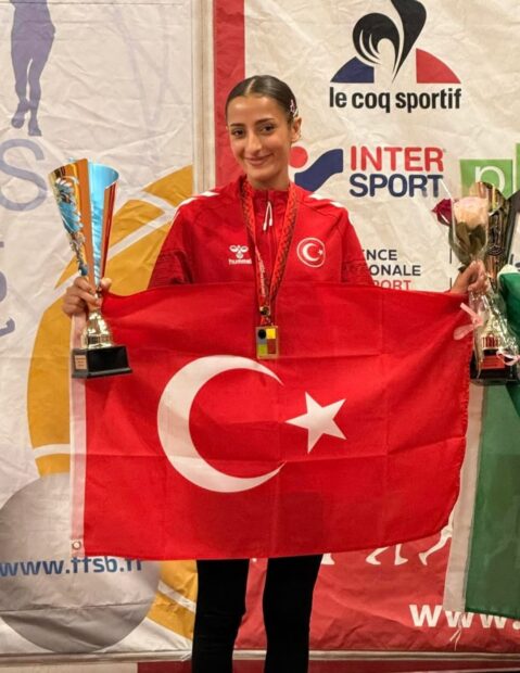 BÜYÜKŞEHİR BELEDİYESPORLU NAZMİYE AK DÜNYA ÜÇÜNCÜSÜ