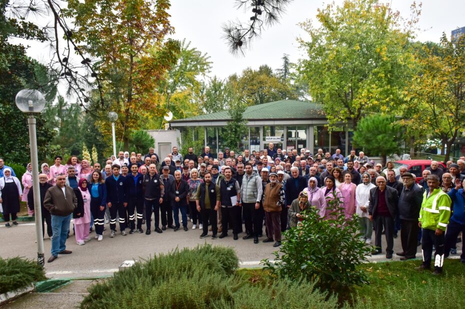 Huzurevinde deprem ve yangın tatbikatı