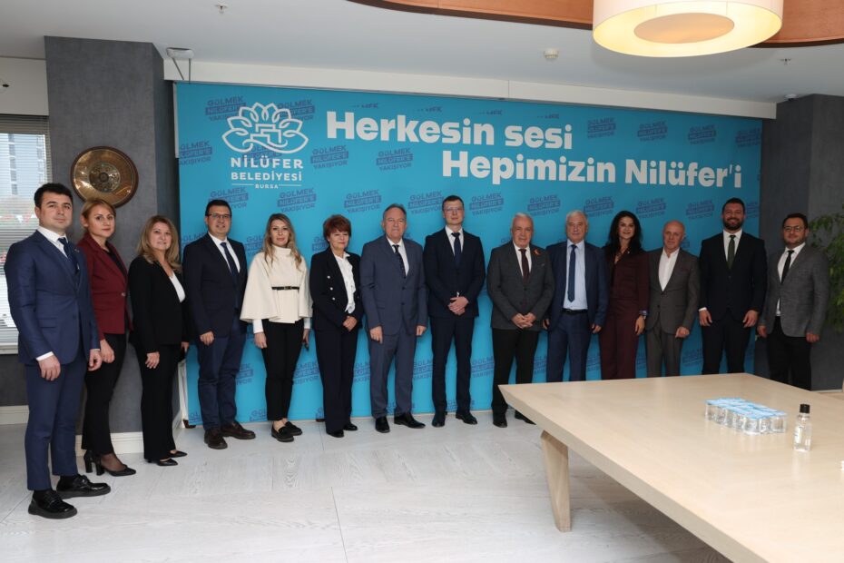 Bulgar heyet, Başkan Şadi Özdemir’i ziyaret etti