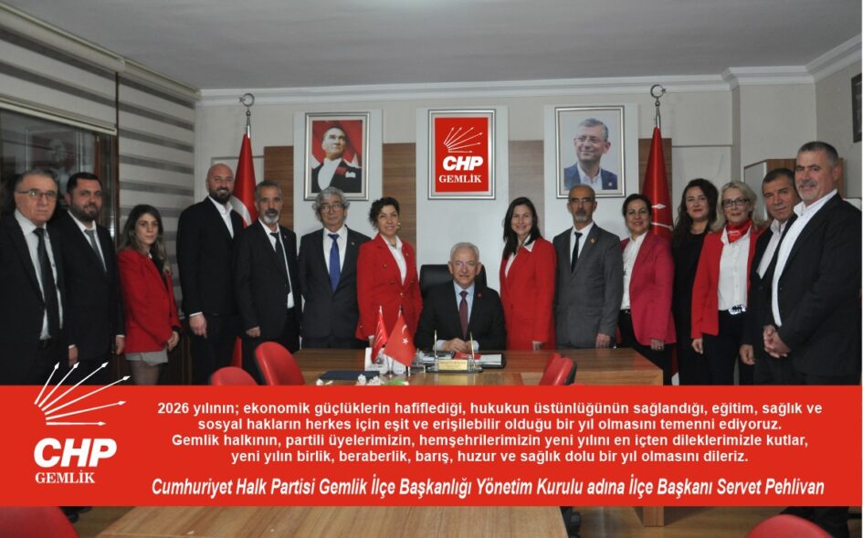 CHP GEMLİK YENİ YIL MESAJI