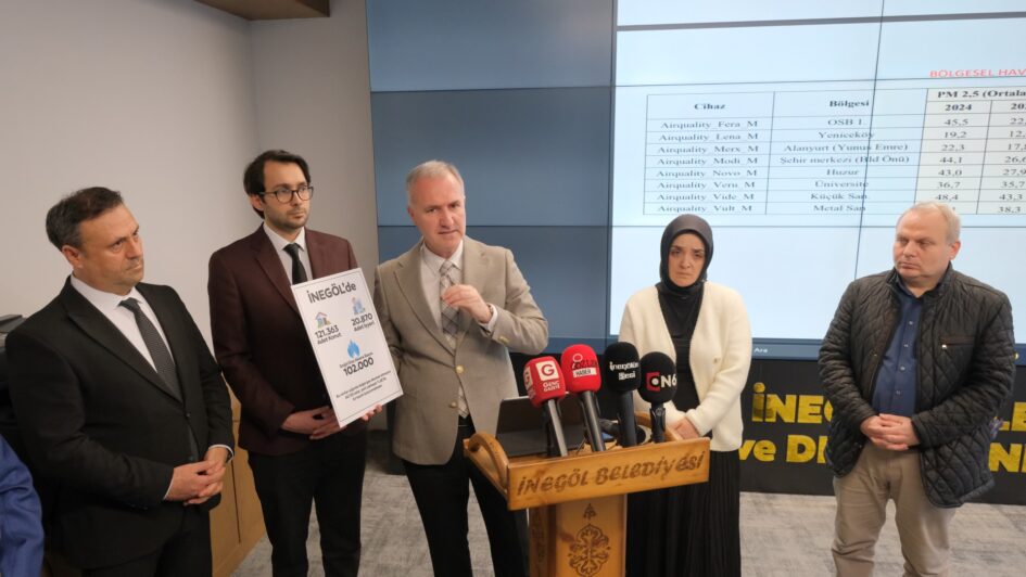 İNEGÖL’ÜN HAVA KALİTESİ İYİLEŞİYOR