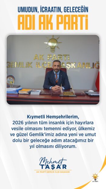 MEHMET TAŞAR’DAN YENİ YIL MESAJI