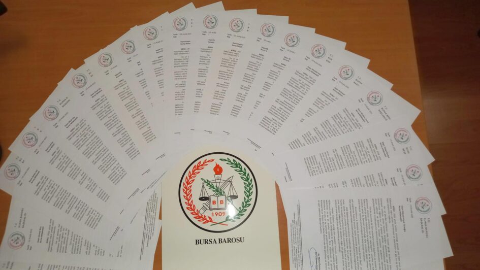 Bursa Barosu, adil ve hakkaniyete dayalı  CMK tarifesi için milletvekillerine mektup gönderdi