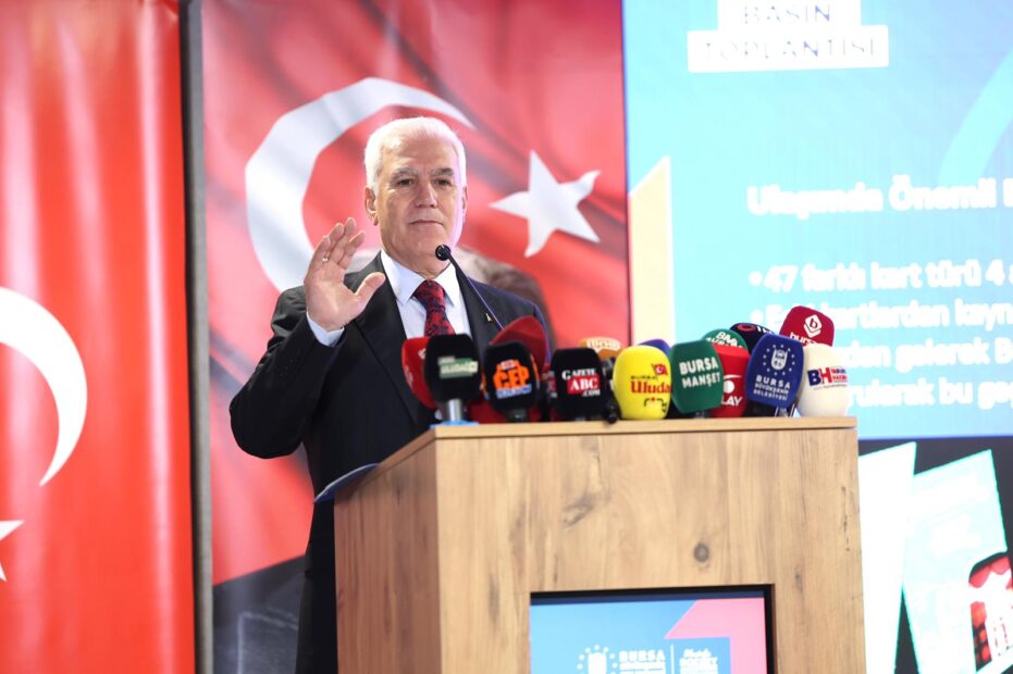 BAŞKAN BOZBEY, BURSA’NIN ULAŞIM HARİTASINI AÇIKLADI