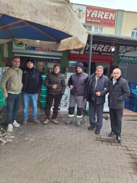 Gemlik Esnaf Odası Başkanı Beki’den Zeytin Hali Ziyareti