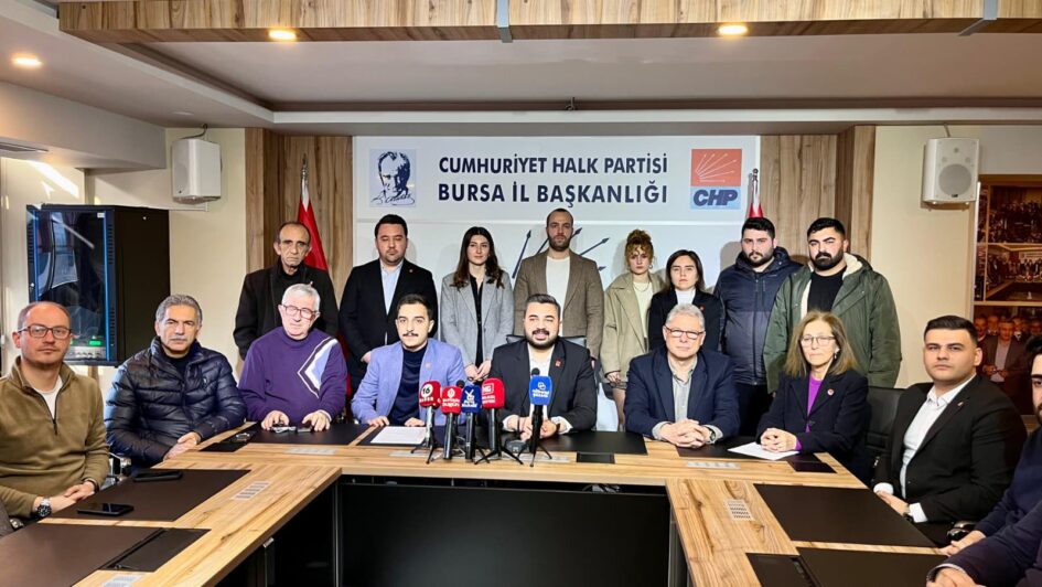 CHP Bursa Gençlik Kolları’ndan KYK Bursu tepkisi