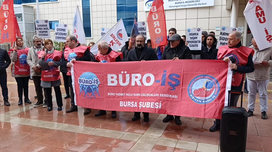 BÜRO İŞ’TEN SİLAHLI SALDIRIYA KINAMA