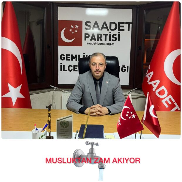 Cihangir Dinç; “Musluktan Su Değil Zam Akıyor”