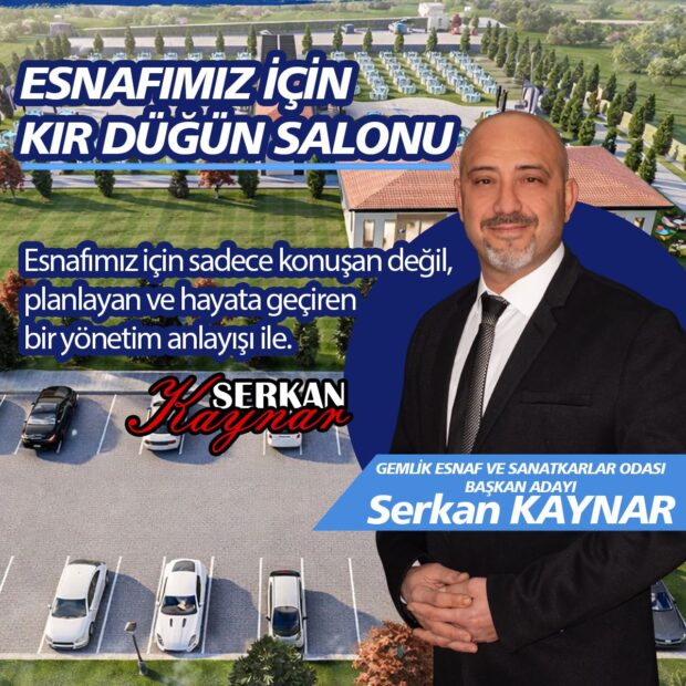 SERKAN KAYNAR’DAN ESNAFA YÖNELİK YENİ PROJE AÇIKLAMASI