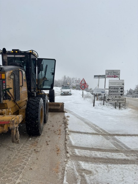 Nilüfer’de kar mesaisi
