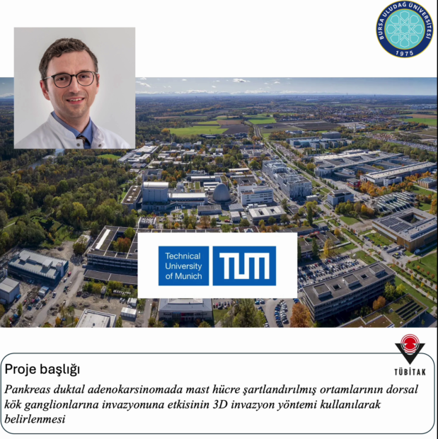 BUÜ’de başlattığı pankreas kanseri projesini Münih Teknik Üniversitesi’nde geliştirecek