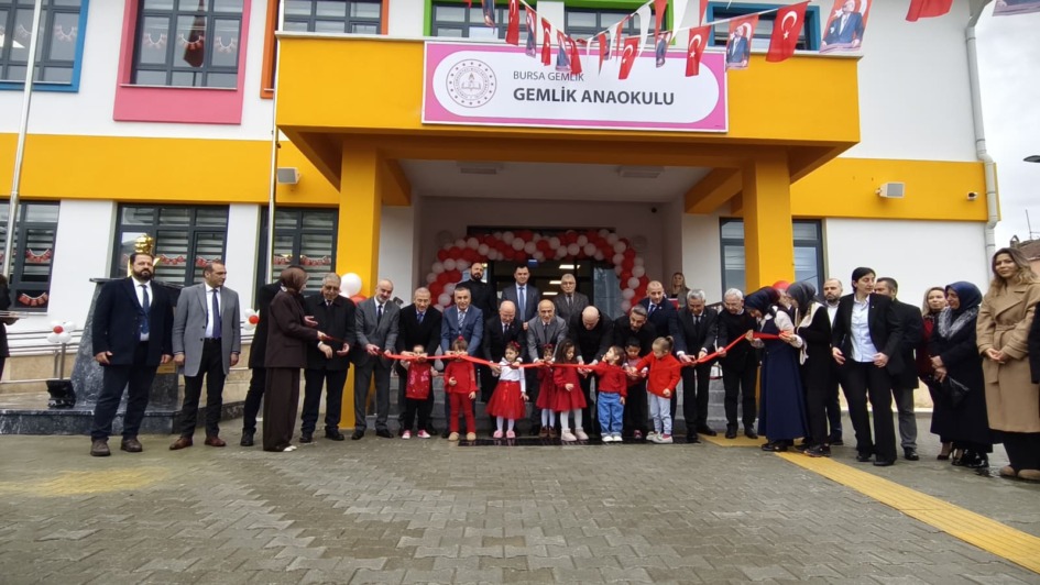 Gemlik Anaokulu Törenle Hizmete Açıldı